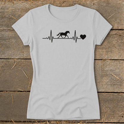 Horse Heartbeat Ladies Tee