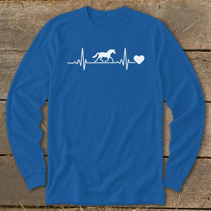 Horse Heartbeat Long Sleeve Tee