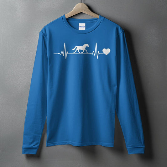 Horse Heartbeat Long Sleeve Tee