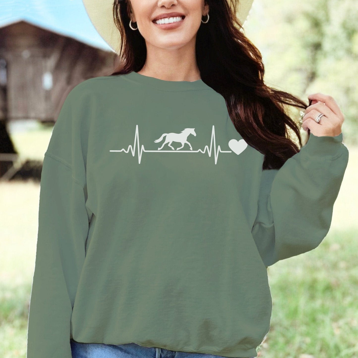 Horse Heartbeat Sweatshirt