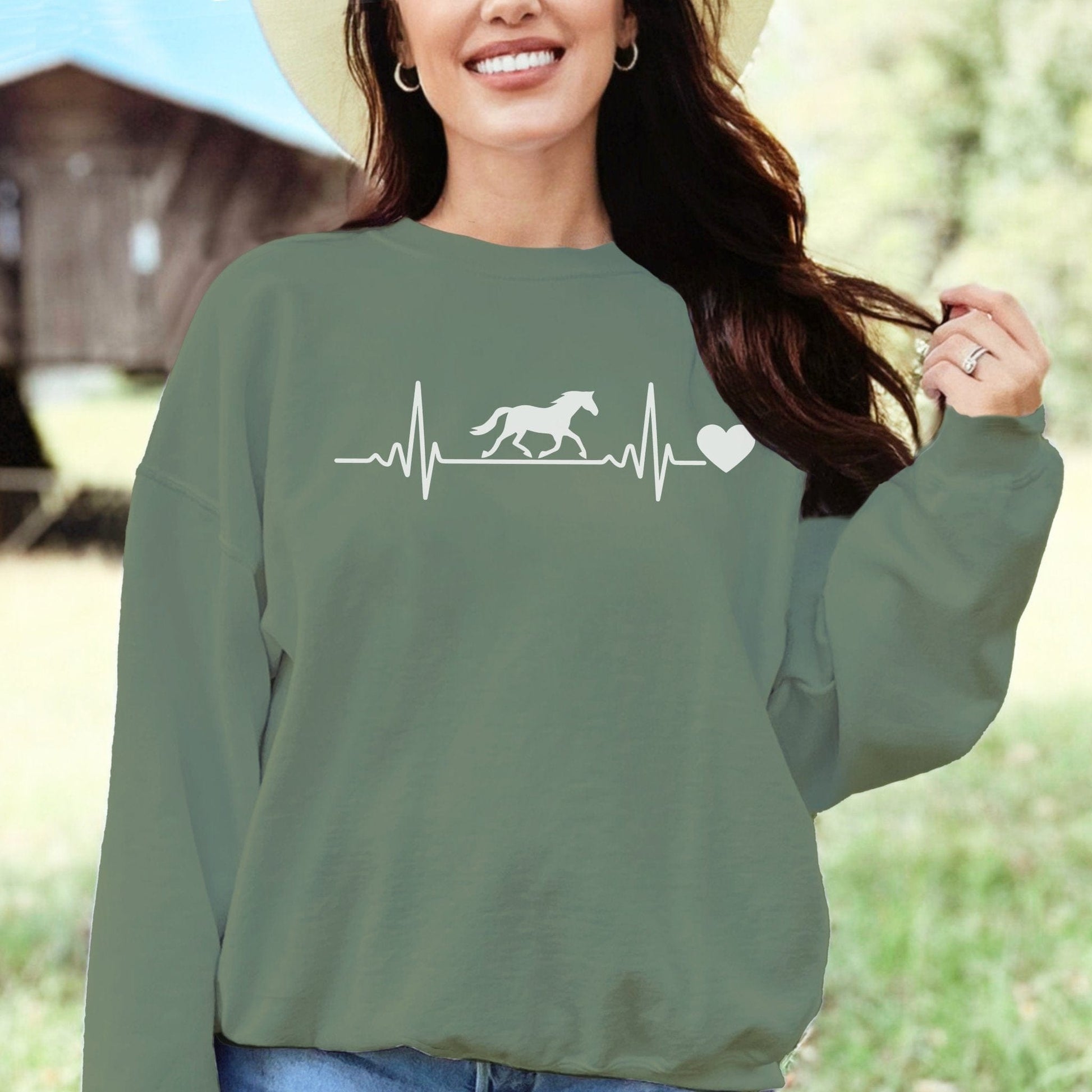 Horse Heartbeat Sweatshirt