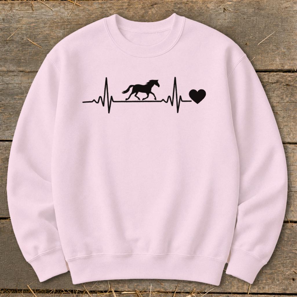 Horse Heartbeat Sweatshirt