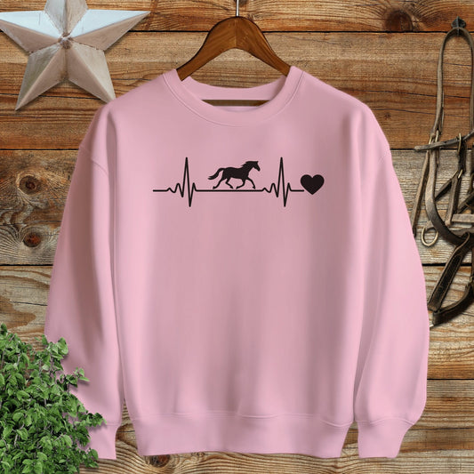 Horse Heartbeat Sweatshirt