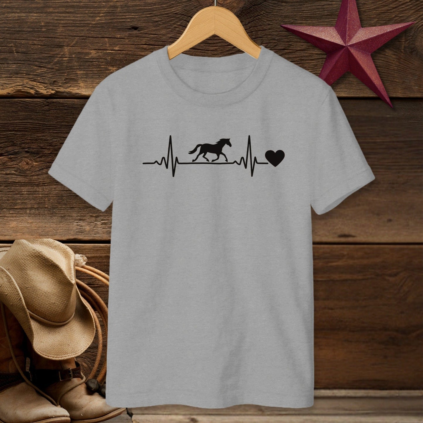 Horse Heartbeat T-Shirt (Youth)