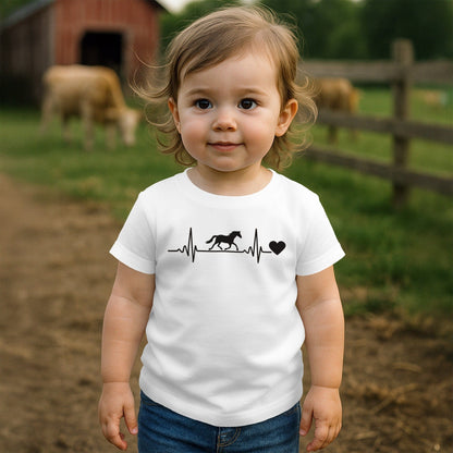 Horse Heartbeat T-shirt (Toddler)