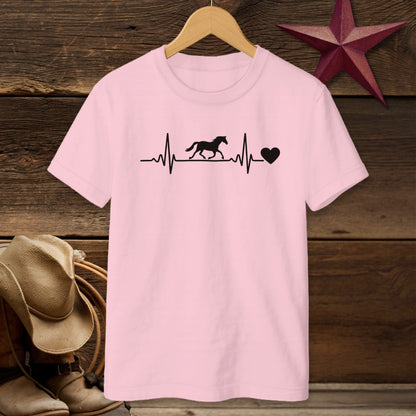 Horse Heartbeat T-shirt (Youth)