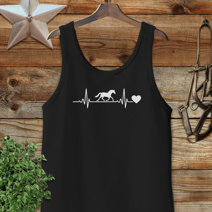 Horse Heartbeat Tank Top