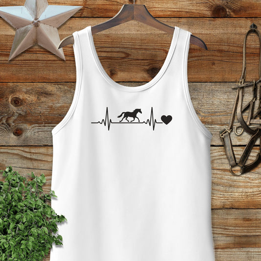 Horse Heartbeat Tank Top