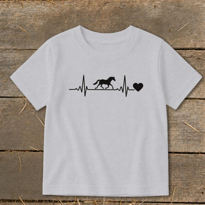 Horse Heartbeat Toddler Tee
