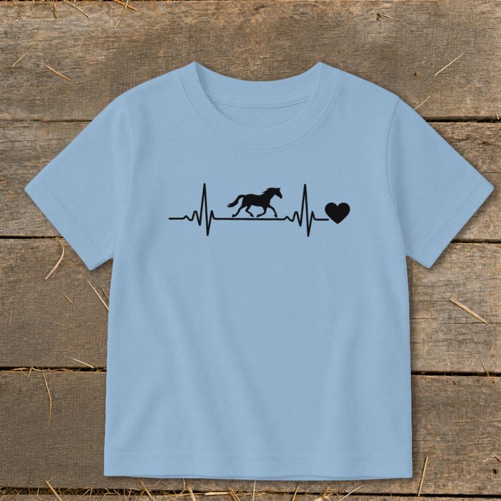 Horse Heartbeat Toddler Tee