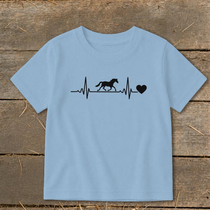 Horse Heartbeat Toddler Tee
