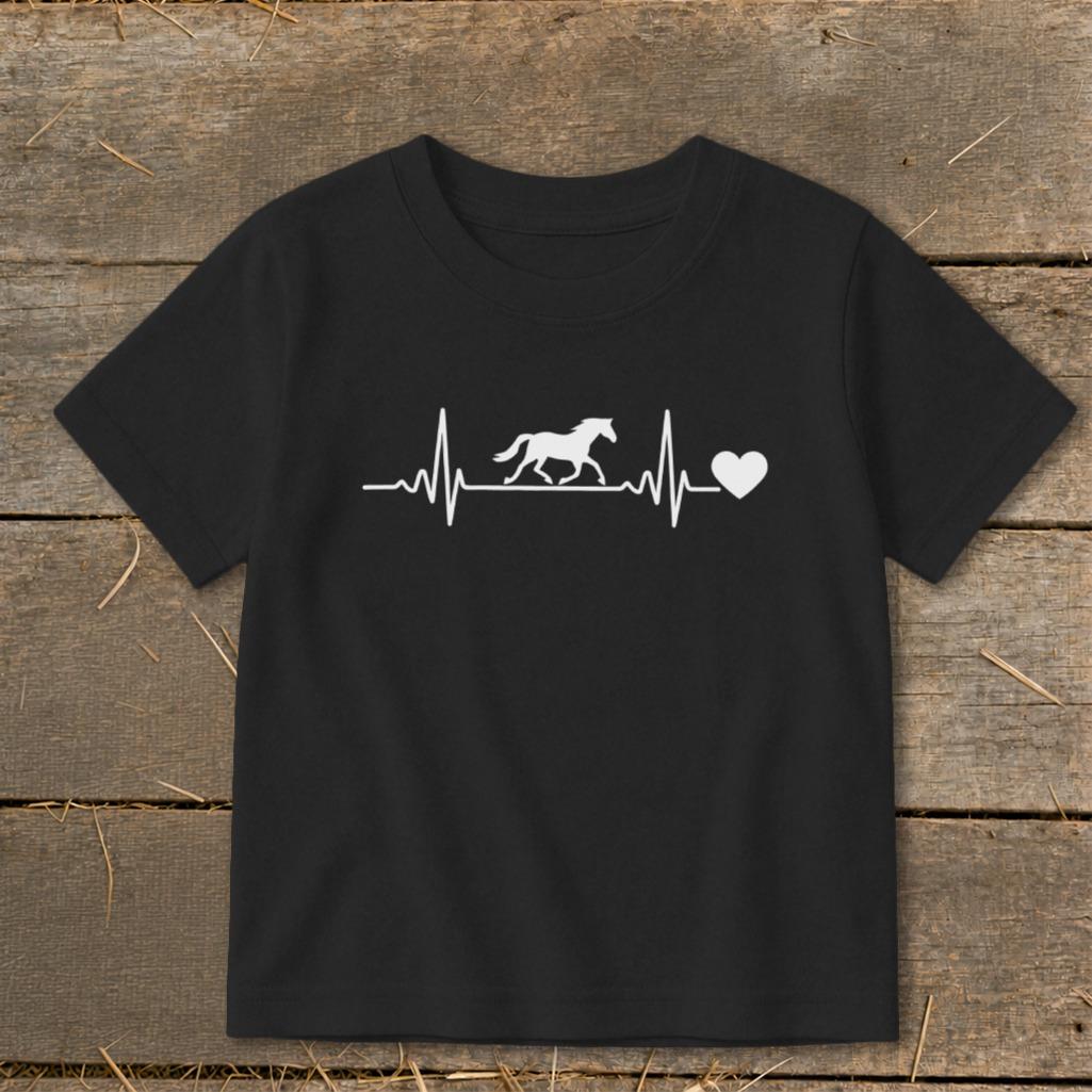 Horse Heartbeat Toddler Tee
