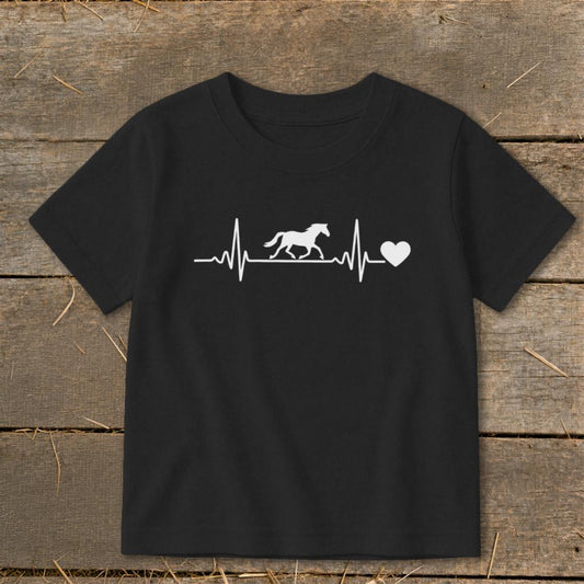 Horse Heartbeat Toddler Tee
