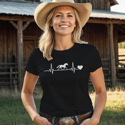 Horse Heartbeat V-neck