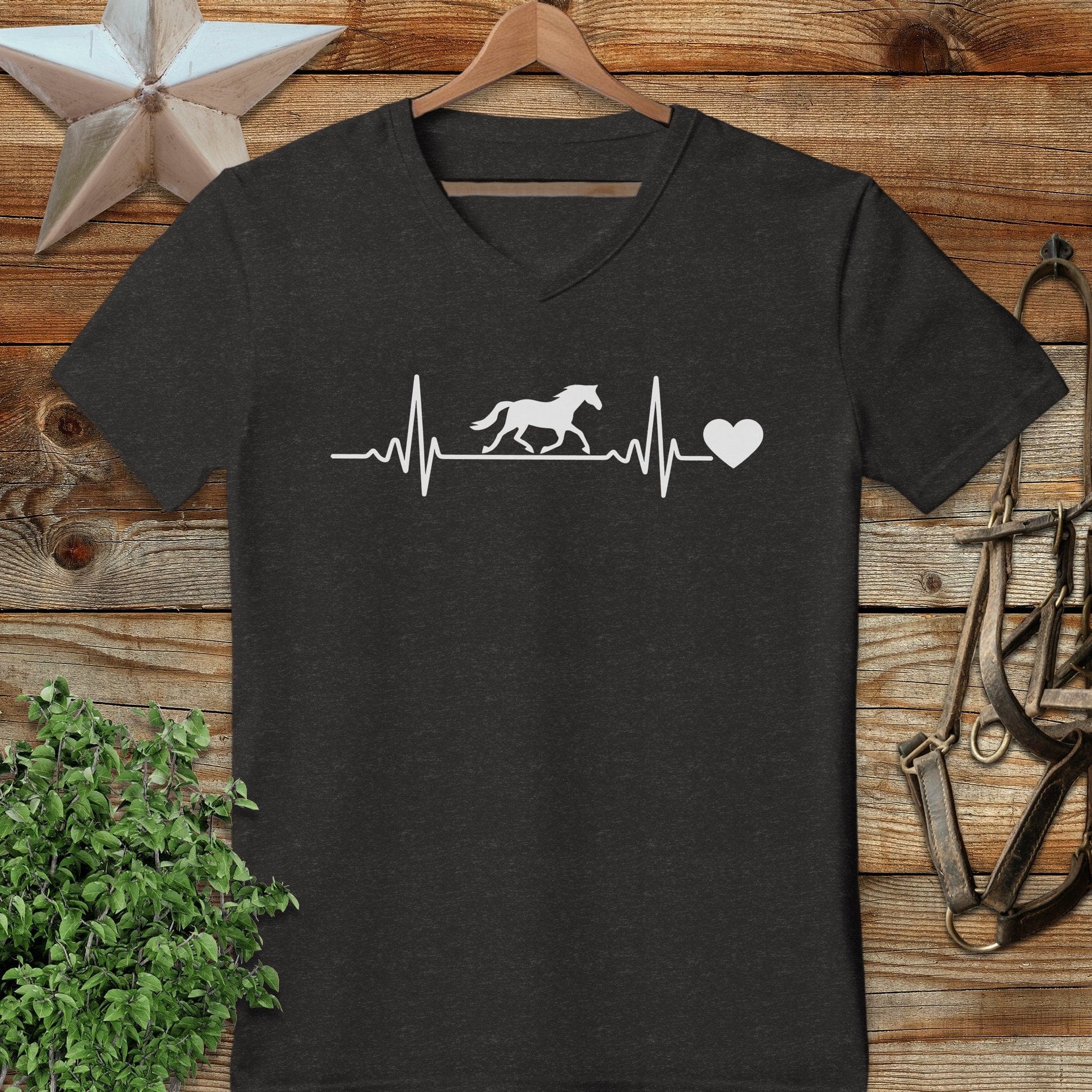Horse Heartbeat V-neck