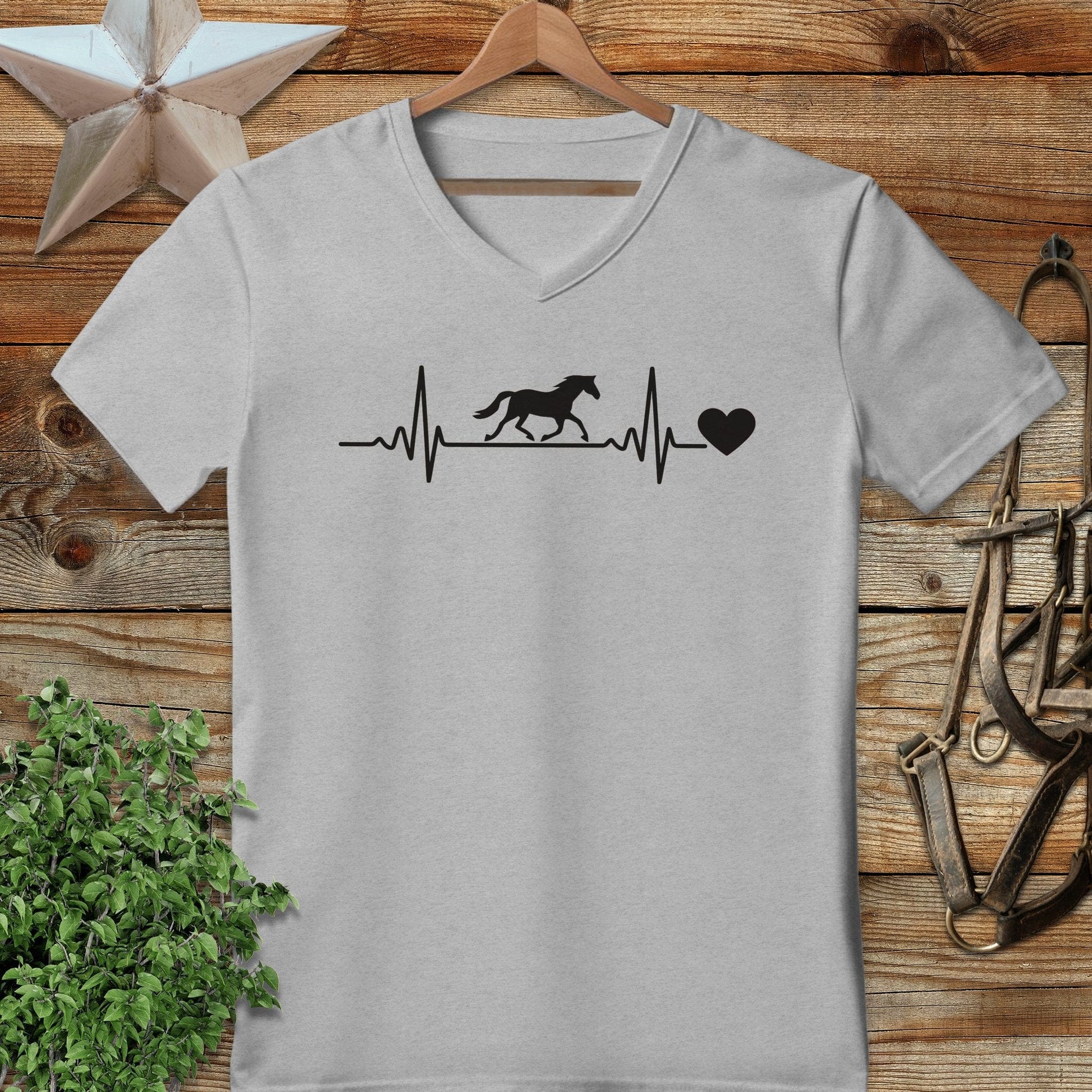 Horse Heartbeat V-neck