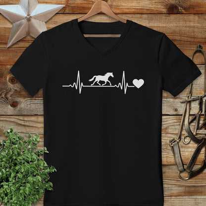 Horse Heartbeat V-neck