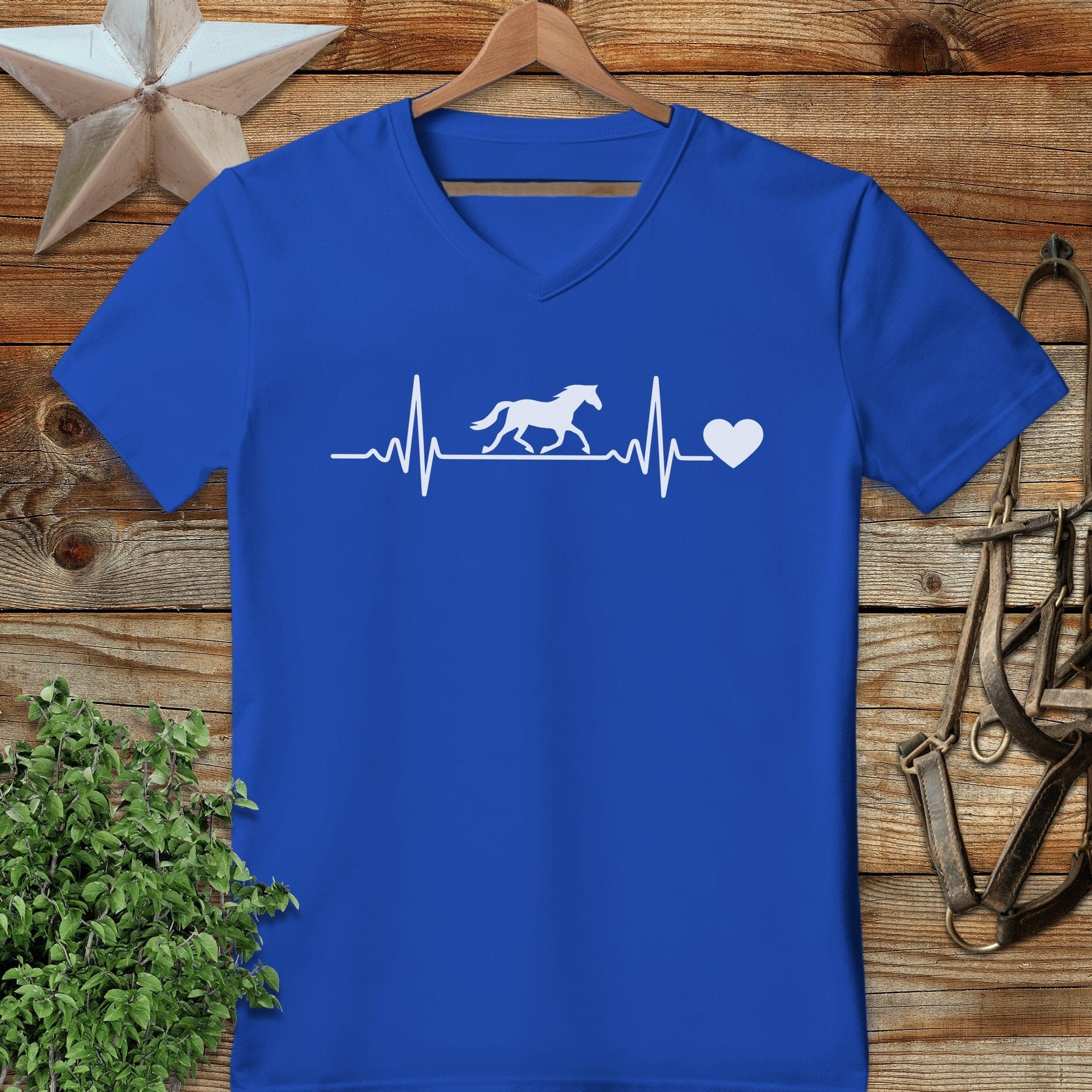 Horse Heartbeat V-neck