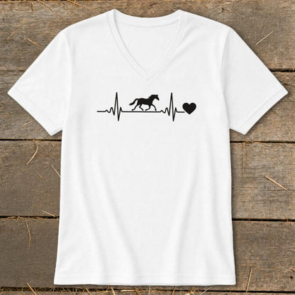 Horse Heartbeat V-neck