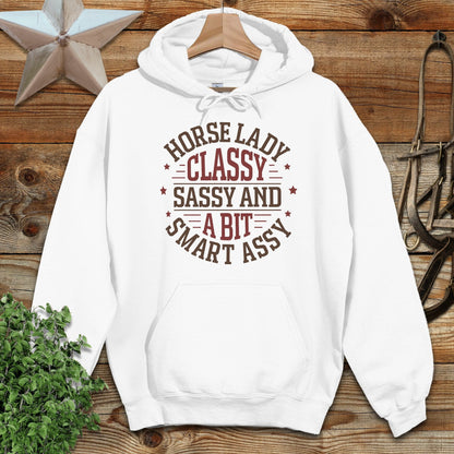Horse Lady Classy Sassy Hoodie