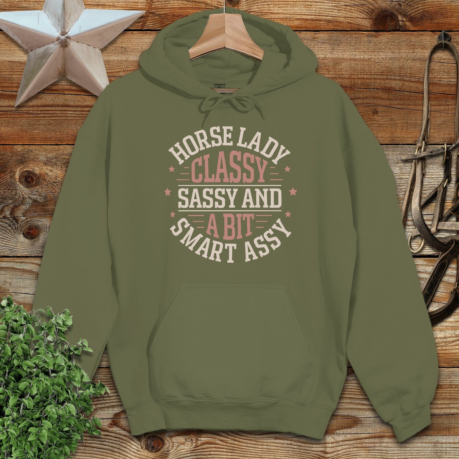 Horse Lady Classy Sassy Hoodie
