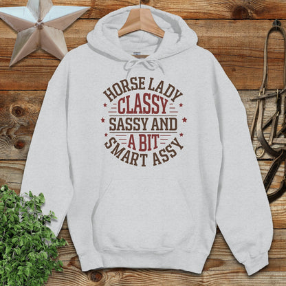 Horse Lady Classy Sassy Hoodie