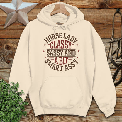 Horse Lady Classy Sassy Hoodie