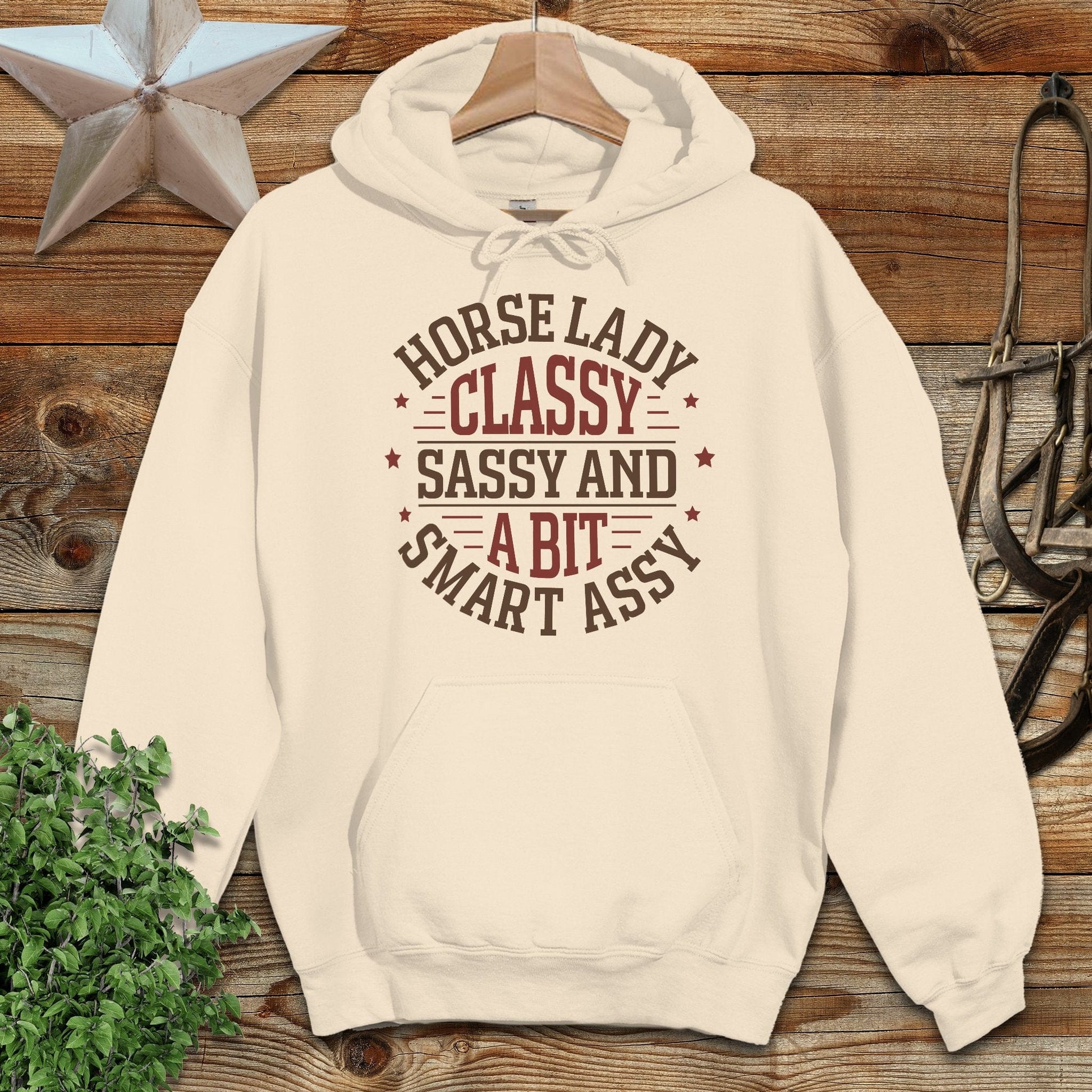 Horse Lady Classy Sassy Hoodie
