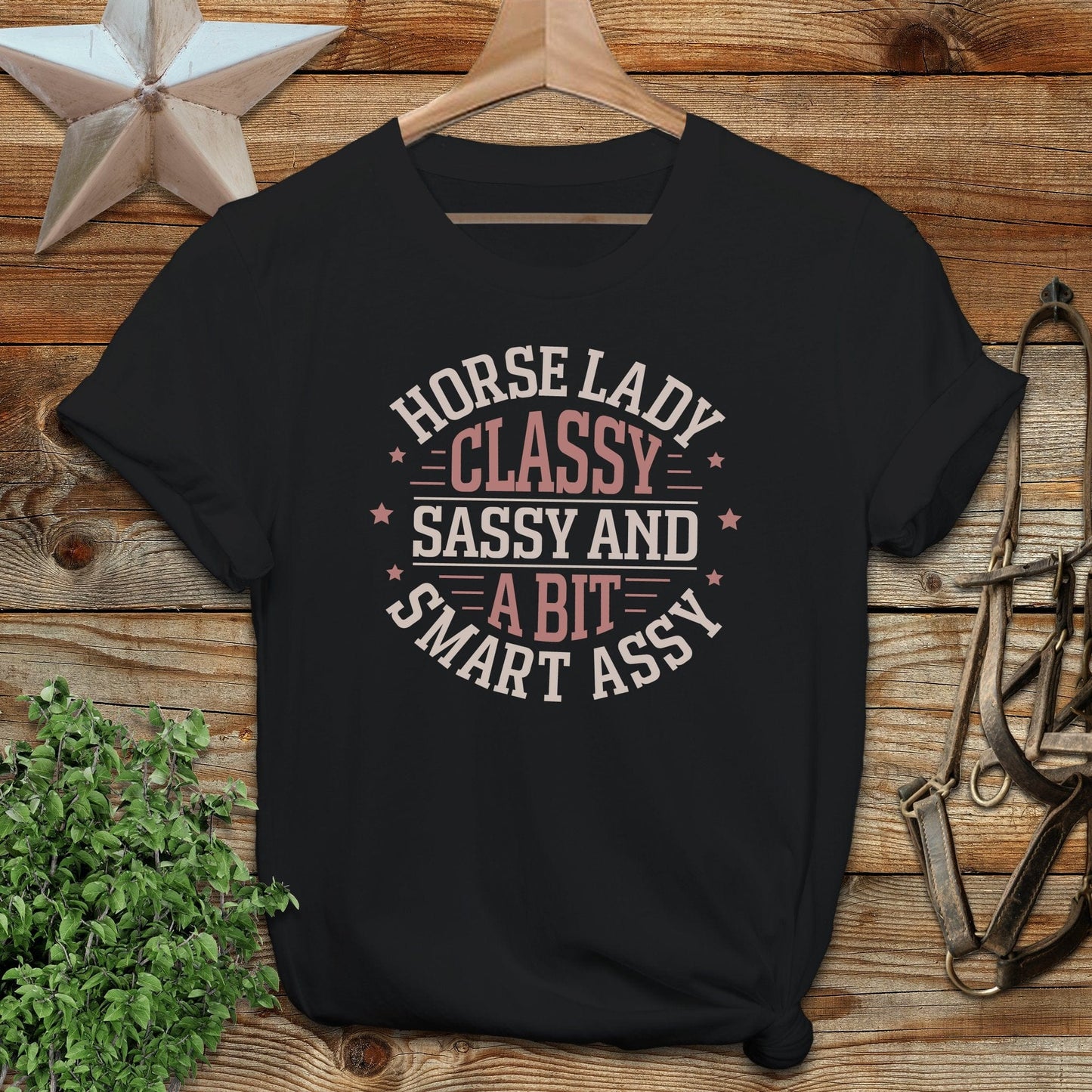 Horse Lady Classy Sassy Softstyle Tee