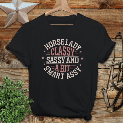 Horse Lady Classy Sassy Softstyle Tee