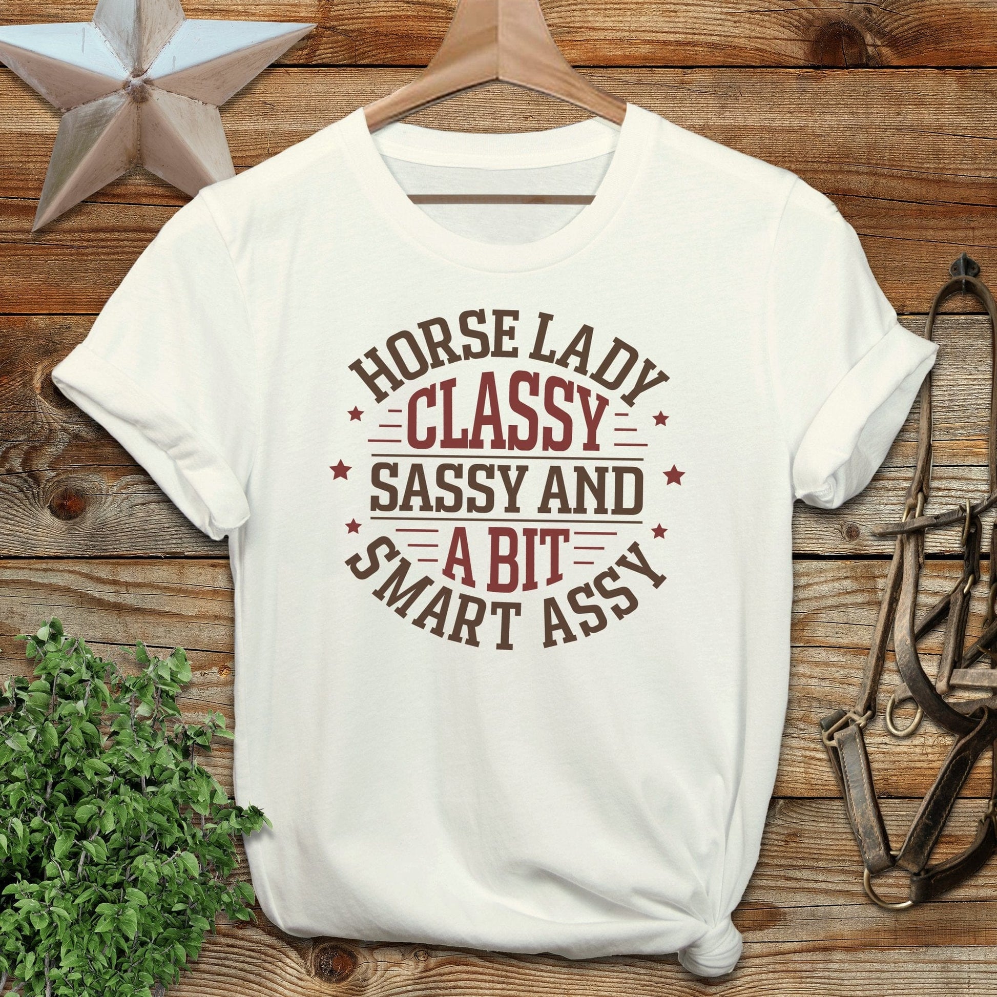 Horse Lady Classy Sassy Softstyle Tee