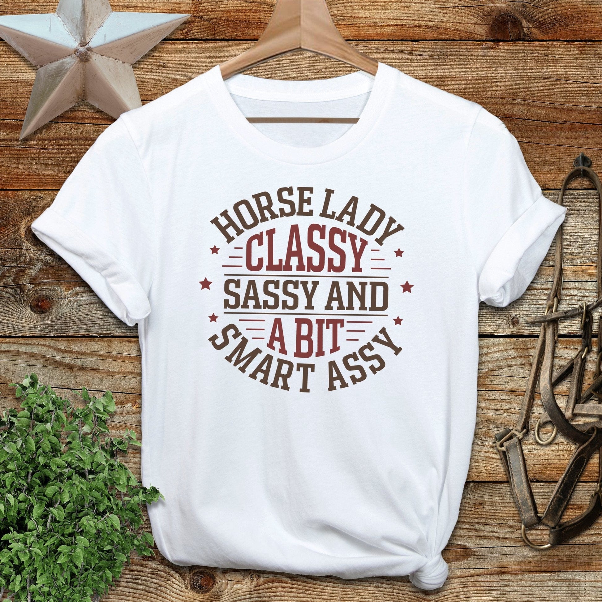 Horse Lady Classy Sassy Softstyle Tee