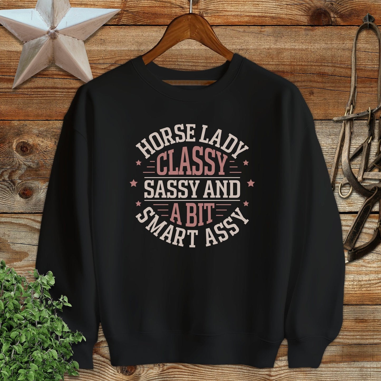 Horse Lady Classy Sassy Sweatshirt