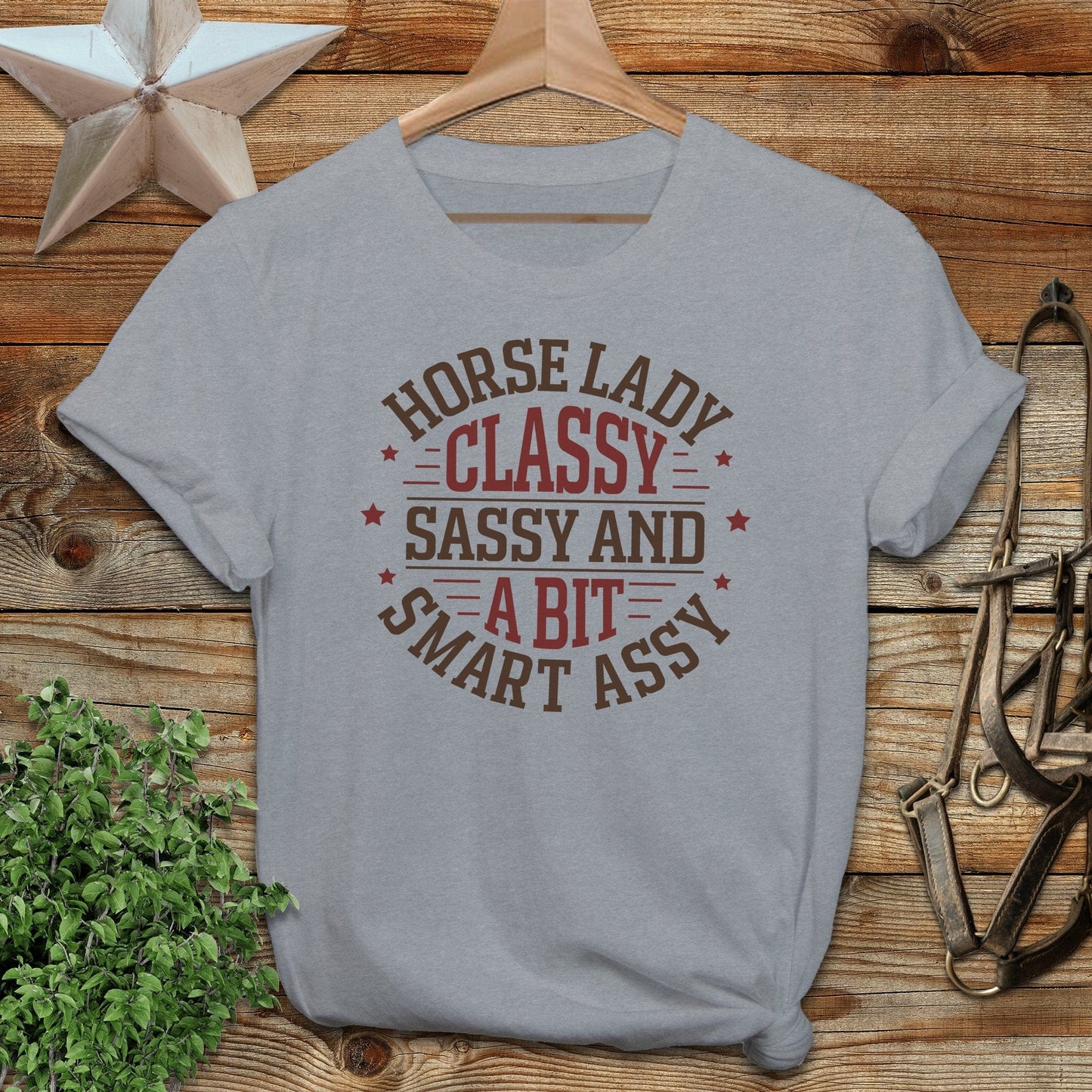 Horse Lady Classy Sassy T-shirt