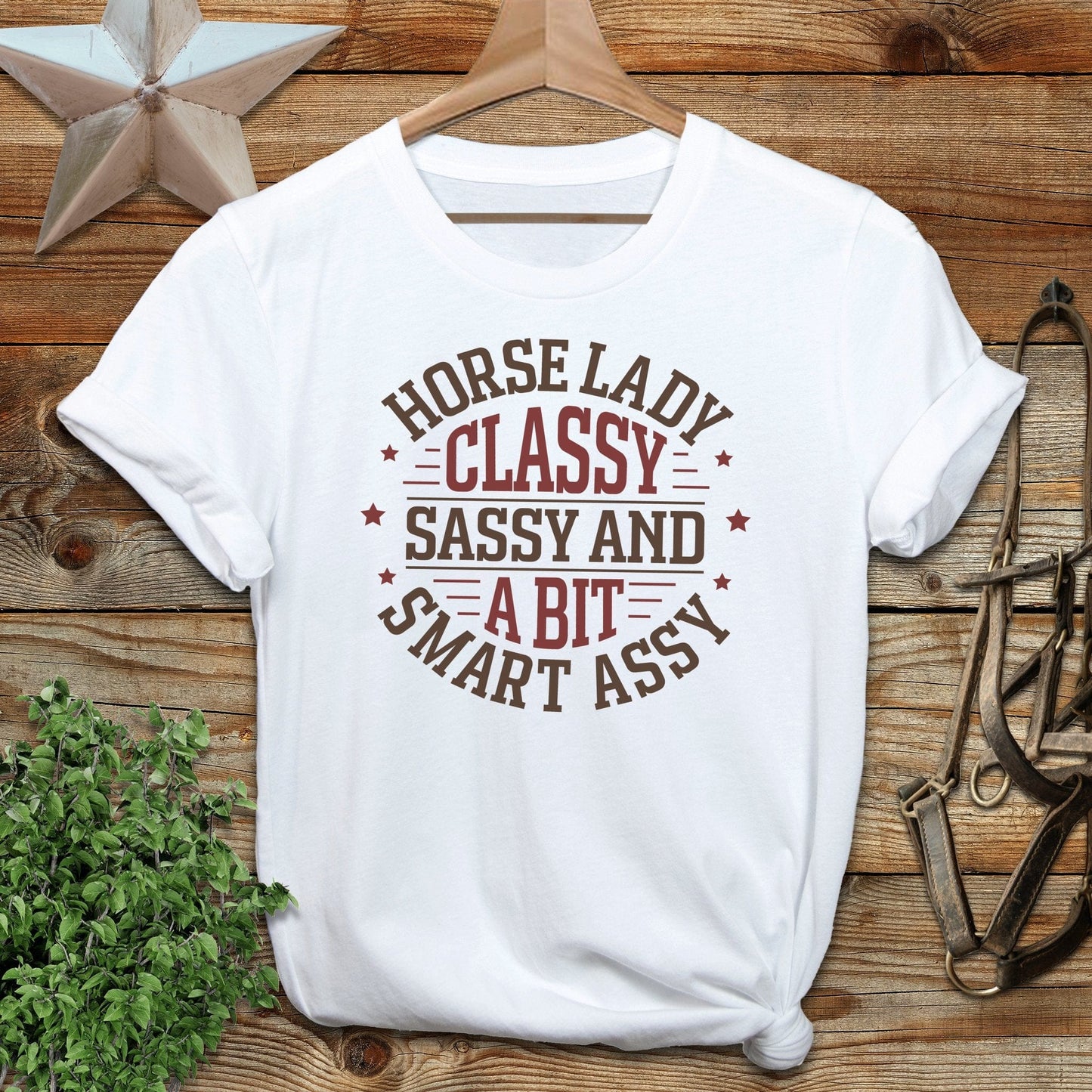 Horse Lady Classy Sassy T-shirt