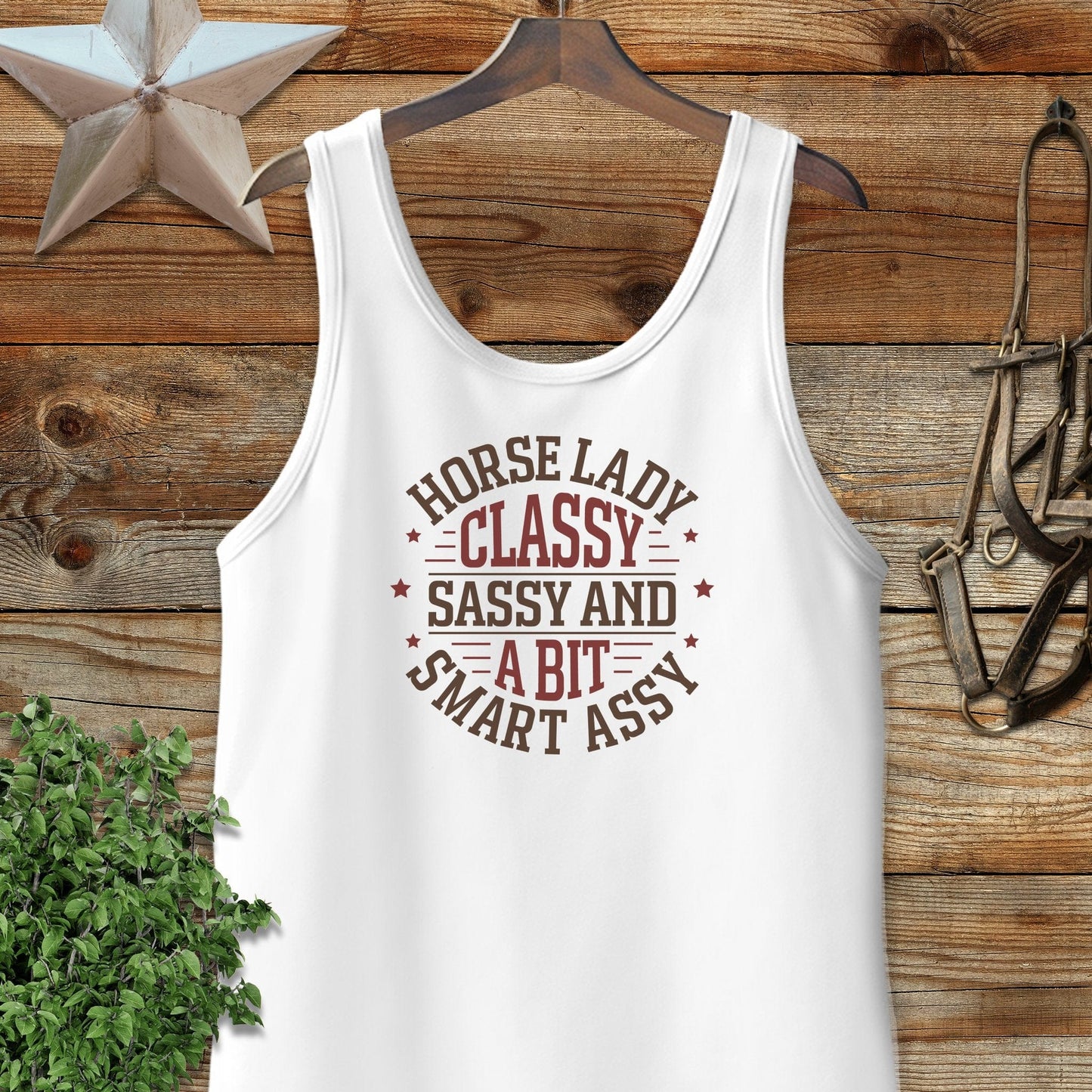 Horse Lady Classy Sassy Tank Top
