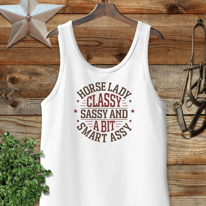 Horse Lady Classy Sassy Tank Top