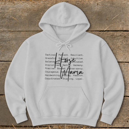 Horse Mama Words Hoodie