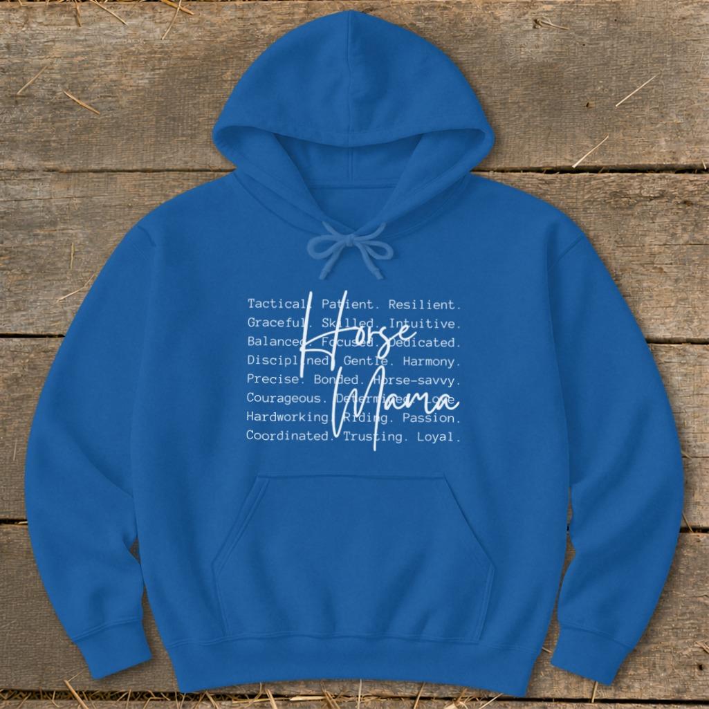 Horse Mama Words Hoodie