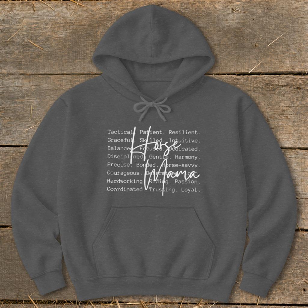 Horse Mama Words Hoodie