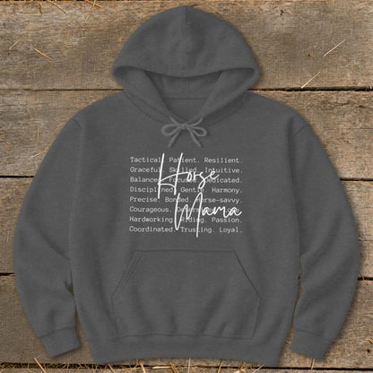 Horse Mama Words Hoodie