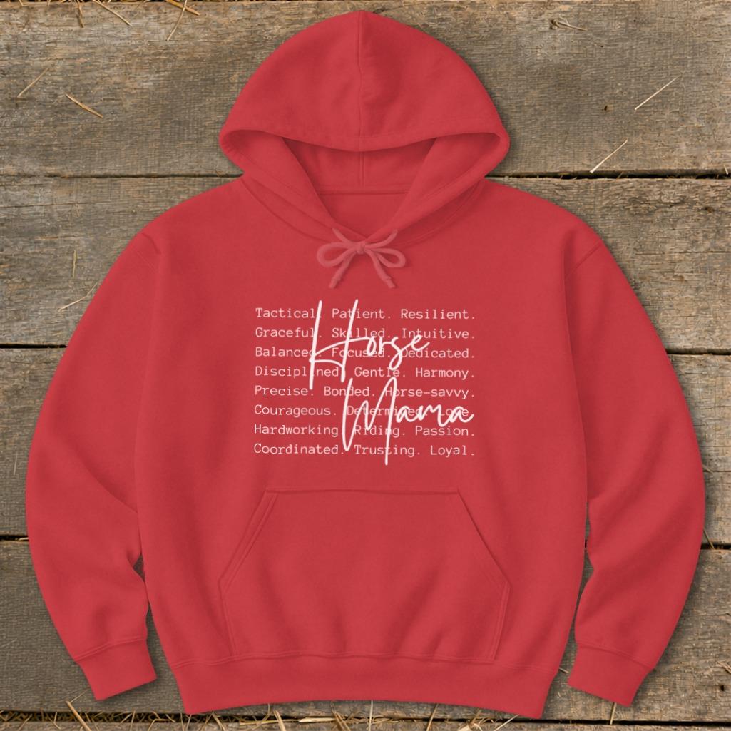 Horse Mama Words Hoodie