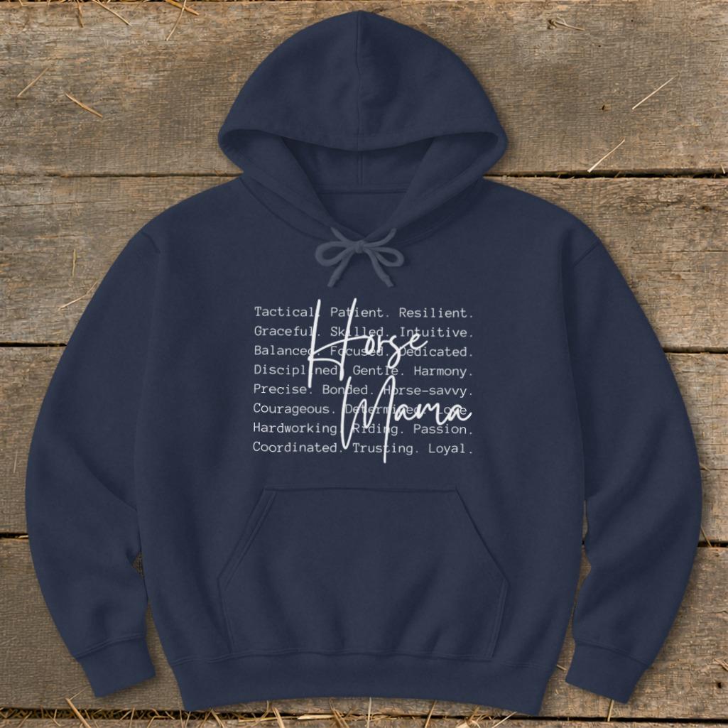 Horse Mama Words Hoodie