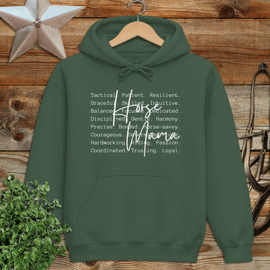 Horse Mama Words Hoodie