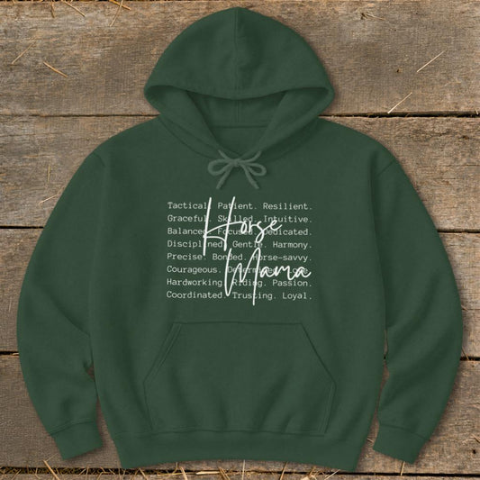 Horse Mama Words Hoodie