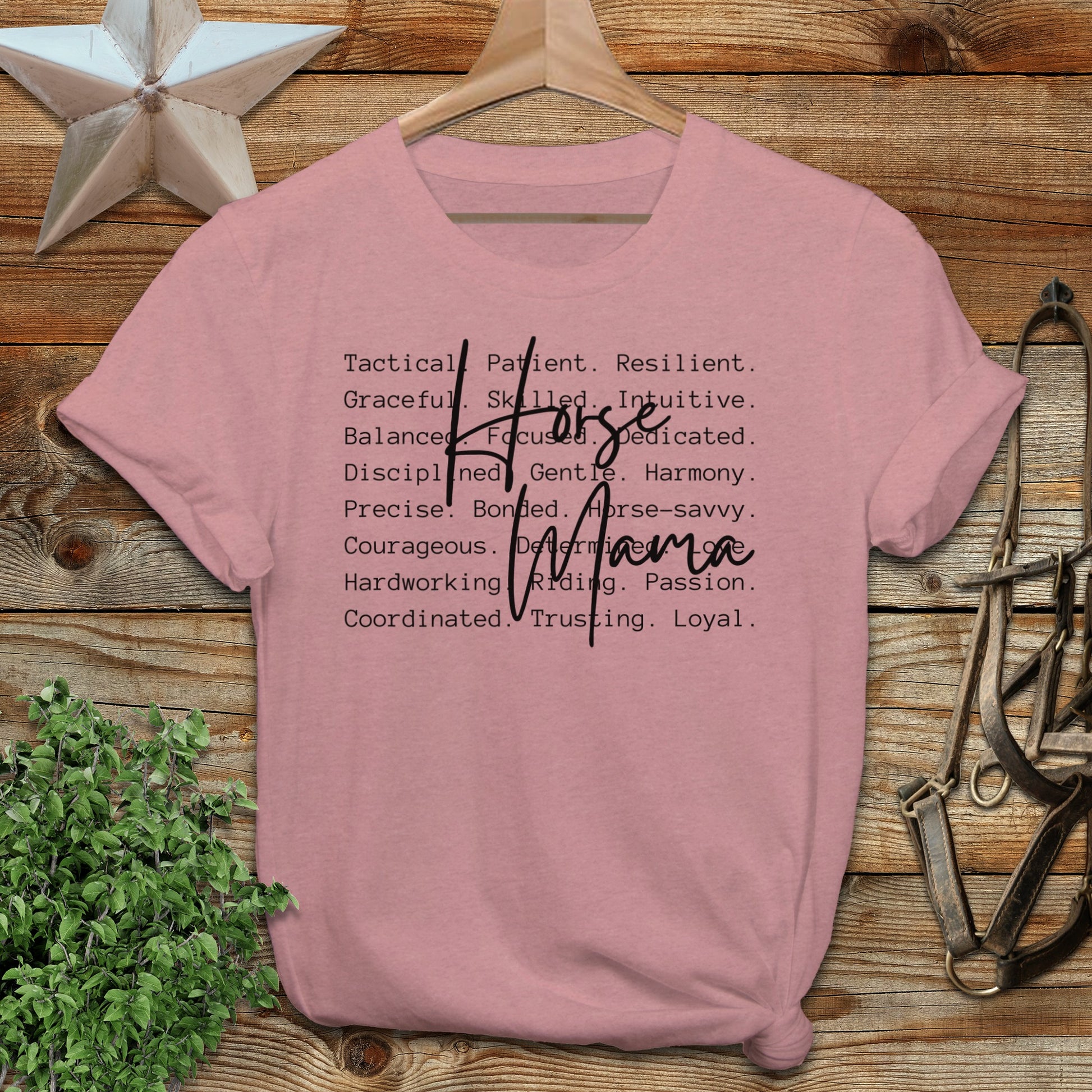 Horse Mama Words Softstyle Tee