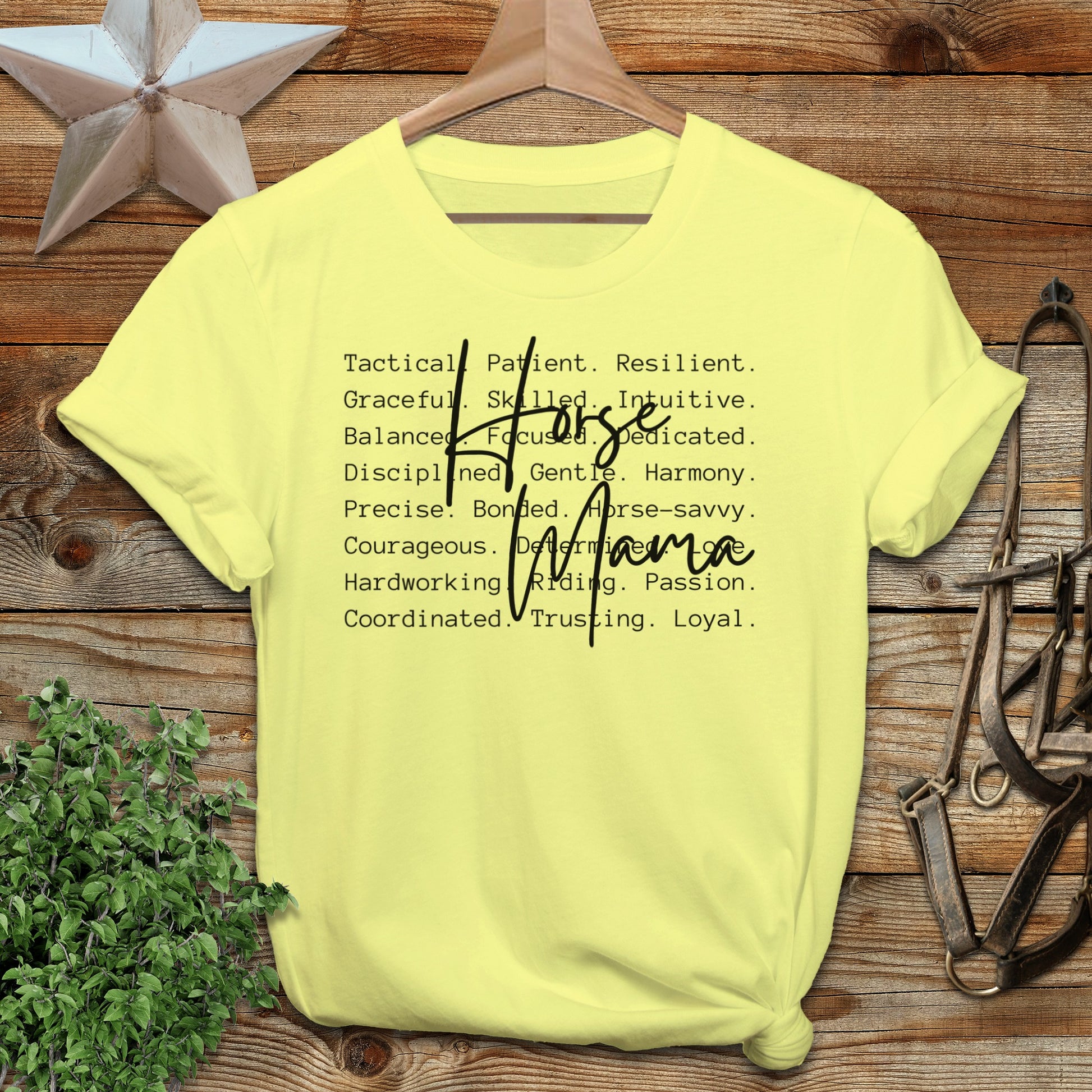 Horse Mama Words Softstyle Tee