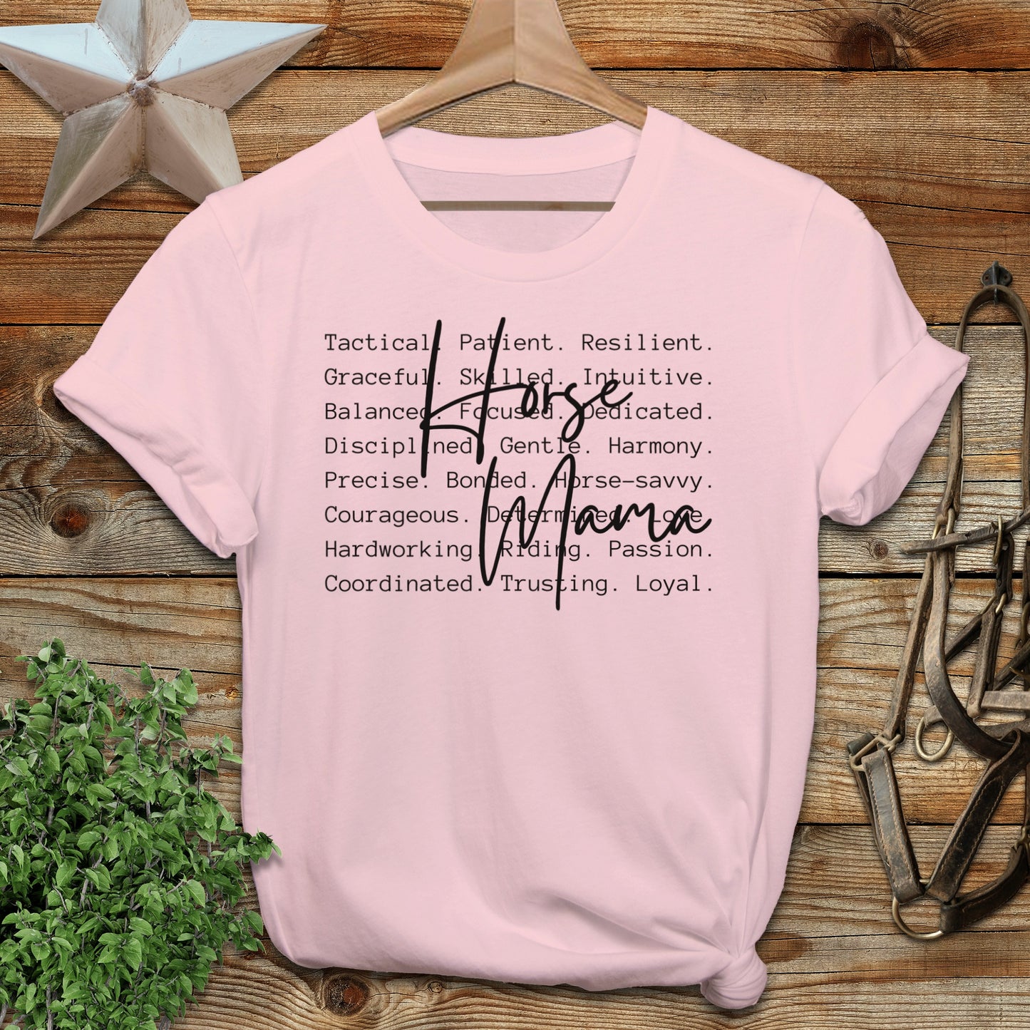 Horse Mama Words Softstyle Tee