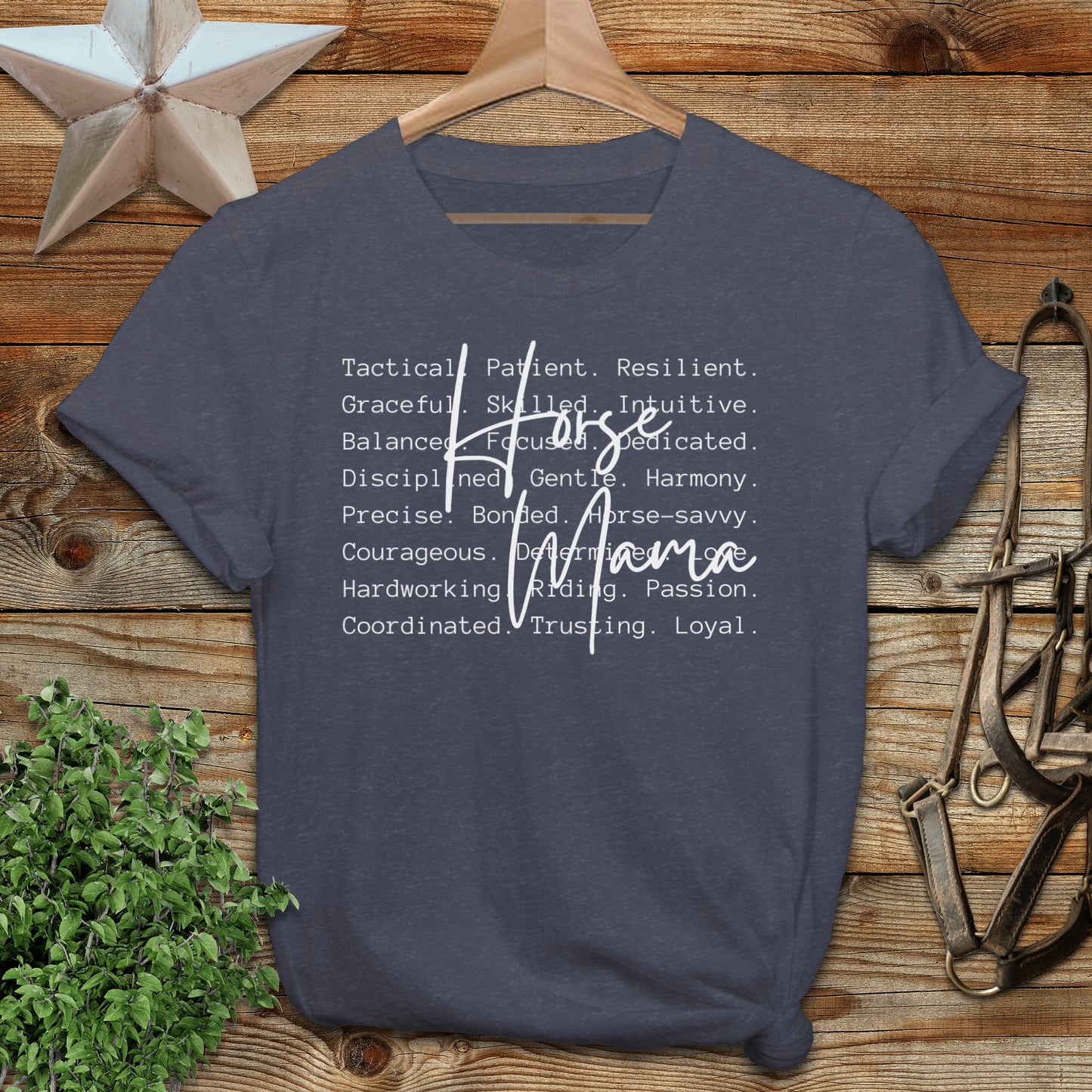 Horse Mama Words Softstyle Tee