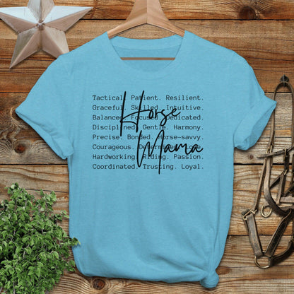 Horse Mama Words T-Shirt